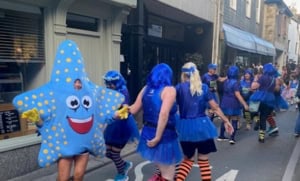 Furry Dance Starfish Costume