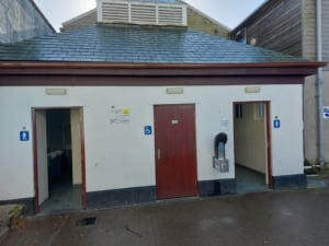 Guildhall toilets new front