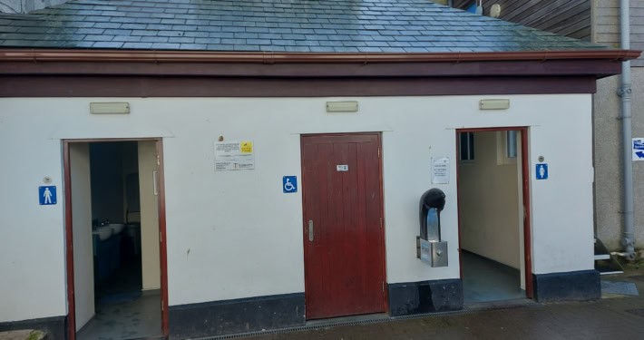 Guildhall toilets new front