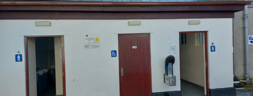 Guildhall toilets new front