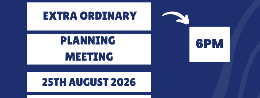 Extra ordinary planning meeting