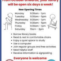 Library new hours
