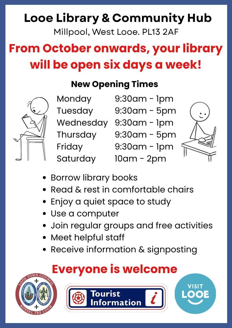 Library new hours